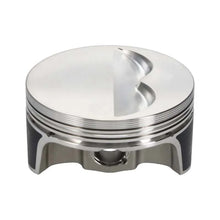 Load image into Gallery viewer, Wiseco Chevy SB RED Series Piston Set 4125in Bore 1550in Compression Height 0927in Pin - Set of 8 - Installation View