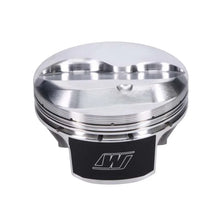 Load image into Gallery viewer, Wiseco Chevy Small Block 350 4.04in Bore 3.48in Stroke +13.5cc 23 Deg Dome Piston Set - Installation View