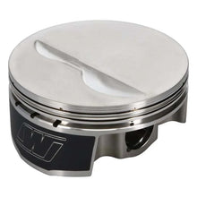 Load image into Gallery viewer, Wiseco Chevy Small Block 4.155in Bore 1.125in CH -5.00 CC Piston Set - Installation View