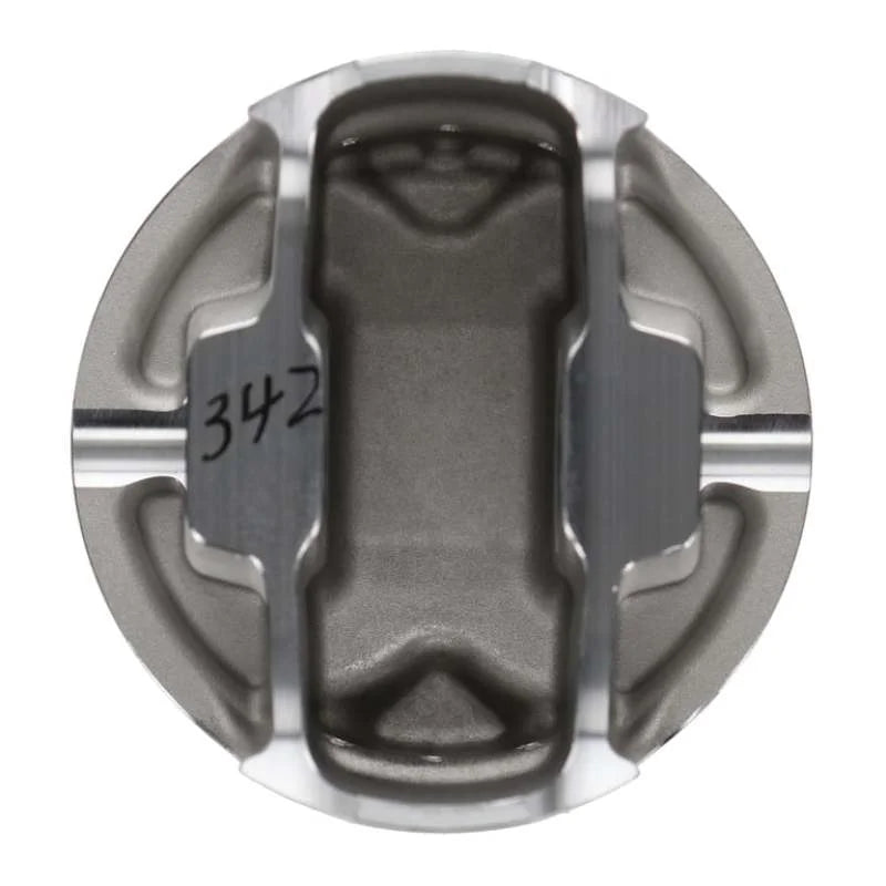 Wiseco Honda 4v DOME +6.5cc STRUTTED 87MM Piston Shelf Stock - Back View