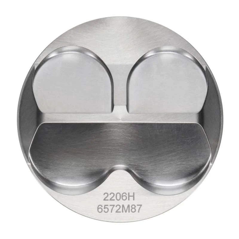 Wiseco Honda 4v DOME +6.5cc STRUTTED 87MM Piston Shelf Stock Kit - Side View