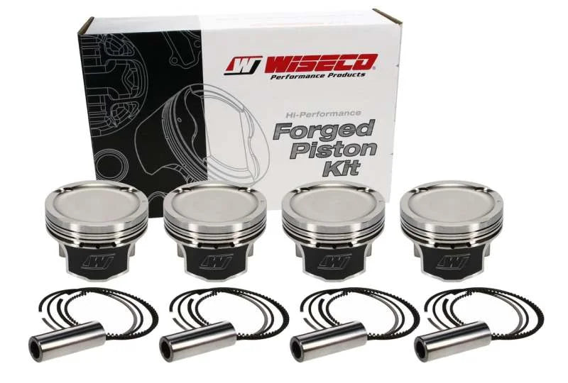 Wiseco Honda R18 81.5mm 9.0:1 CR Bore -10cc Dome Piston Shelf Stock Kit - Additional View 6