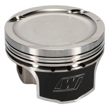 Load image into Gallery viewer, Wiseco Honda R18A 81.00 mm Bore 28.50 mm CH -10.00 CC Piston Set - Back View