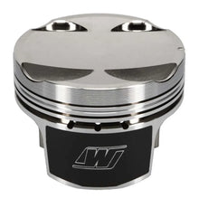 Load image into Gallery viewer, Wiseco Mitsu Evo 4-9 4G63 Asymmetric Skirt Bore 86.75mm - Size +.070  - CR 9.5 Piston Set - Side View