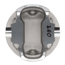 Load image into Gallery viewer, Wiseco Mitsubishi 4G63 2.0L Gen 2 w/ 156mm Long Rod 86mm Bore +.040 Oversize -4 Dome Dish Piston Set - Installation View