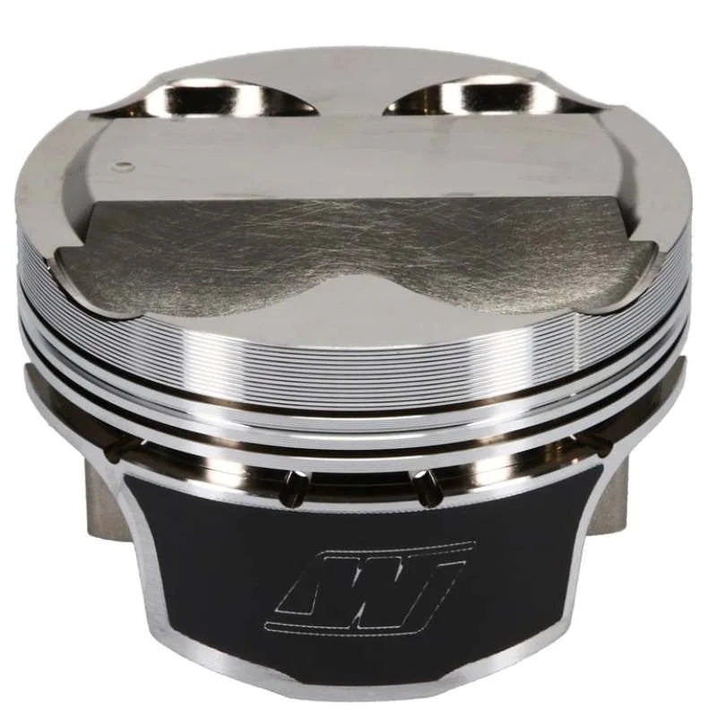 Wiseco Mitsubishi 4G63 2.0L Gen 2 w/156mm Long Rod 85.5mm Bore +.020 Oversize +1.9 Dome Piston Set - Back View