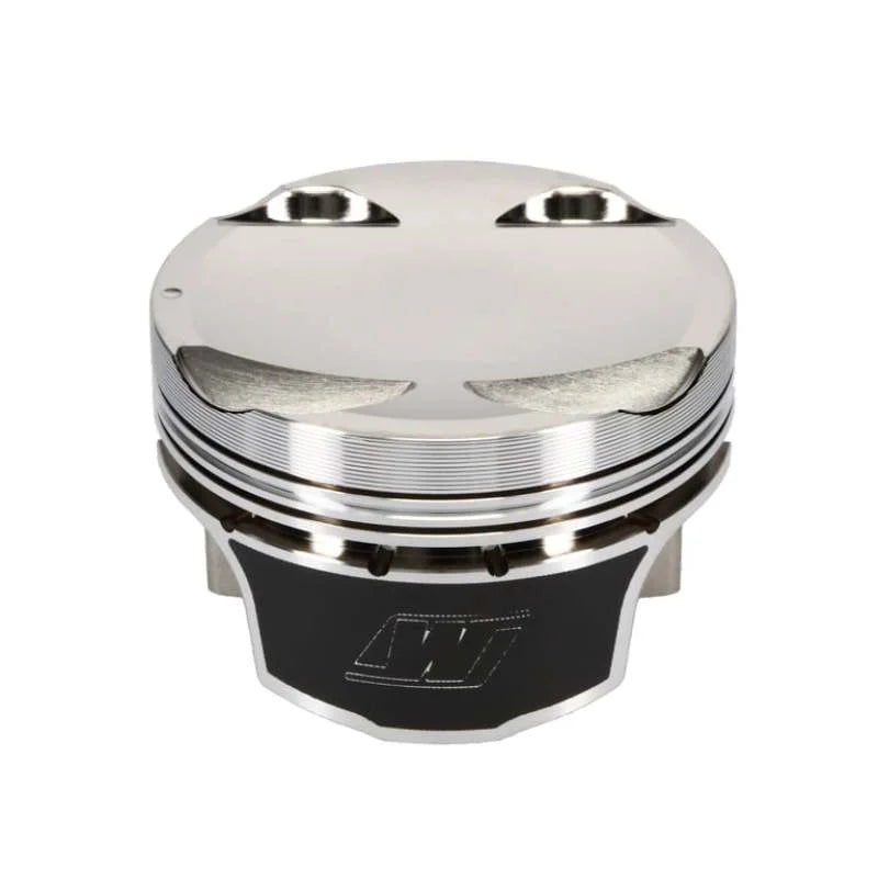 Wiseco Mitsubishi 4G63 7-Bolt 12cc Dish 8.5:1 Compression Piston Set - Back View