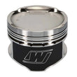 Load image into Gallery viewer, Wiseco Mitsubishi 4G63 85.25 mm Bore 35.00 mm CH -17.00 CC Piston Set - Installation View