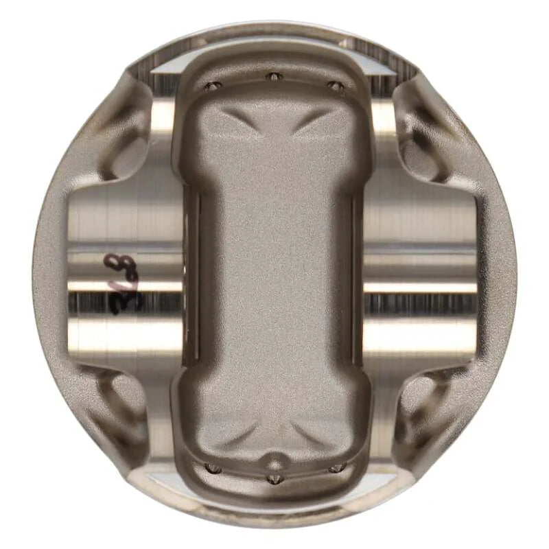 Wiseco Mitsubishi 4G63 85.50 mm Bore 35.00 mm CH 1.00 CC Piston Set - Installation View