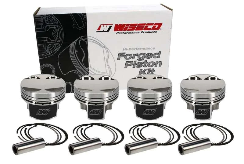 Wiseco Mitsubishi 4G63 87.00 mm Bore 34.87 mm CH -9.00 CC Piston Set - Side View