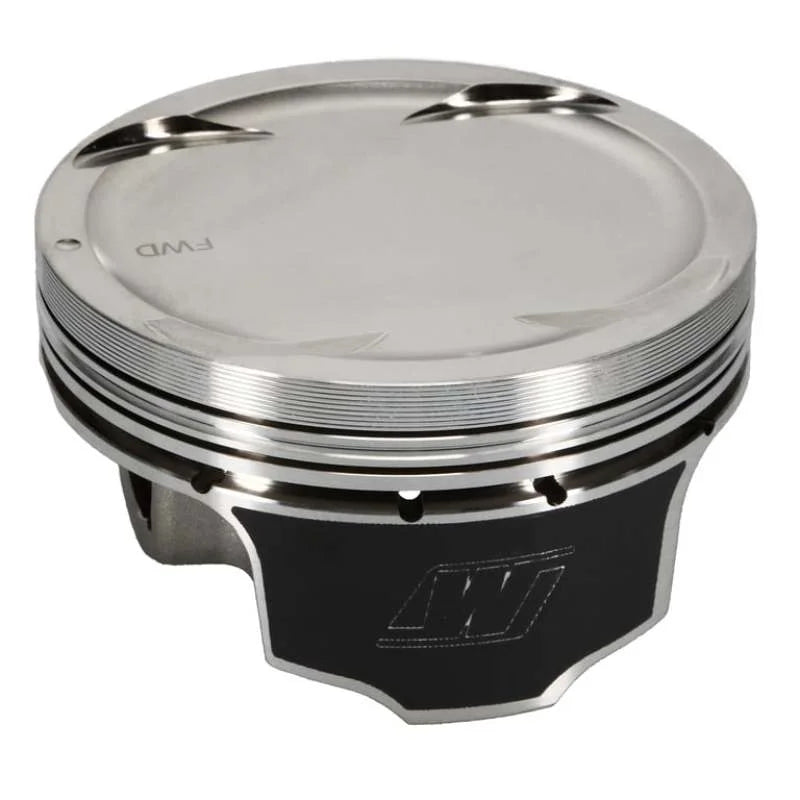 Wiseco Nissan 04 350Z VQ35 4V Dished -10cc 95.5 Piston Shelf Stock Kit - Side View