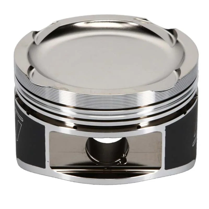 Wiseco Nissan QR25DE Sentra 2.5L 16V 89.00mm Bore Standard Size -19.5 Dome Dish 8.4 CR Piston Set - Back View