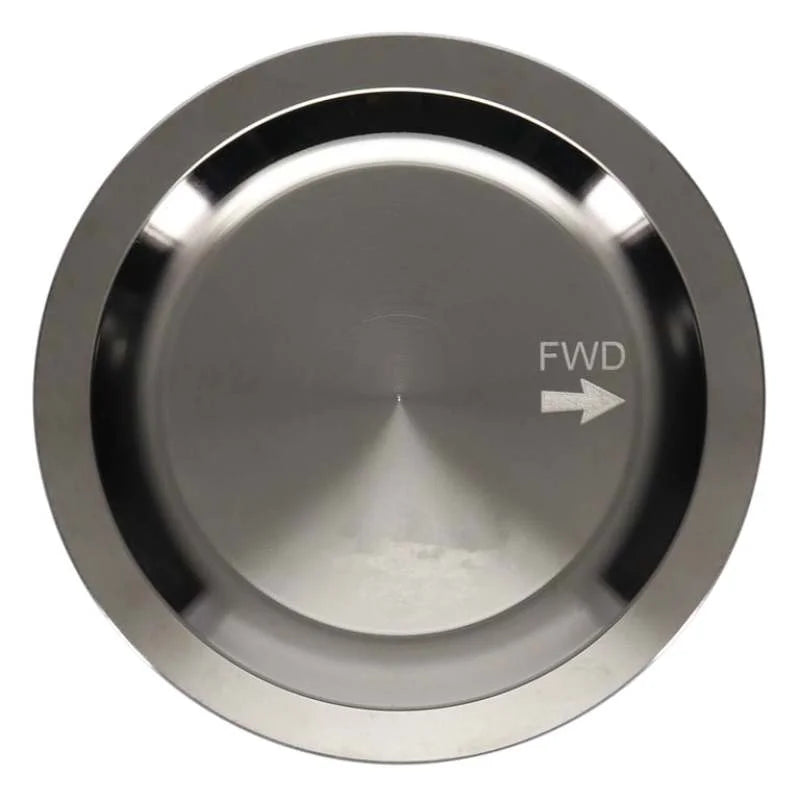 Wiseco Nissan SR20/SR20DET Turbo -12cc Dish 9.1:1 CR 87mm Shelf Stock Piston Kit - Side View