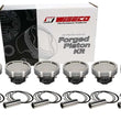 Load image into Gallery viewer, Wiseco Nissan VQ37 86.50 mm Bore 30.43 mm CH -15.50 CC Piston Set - Side View