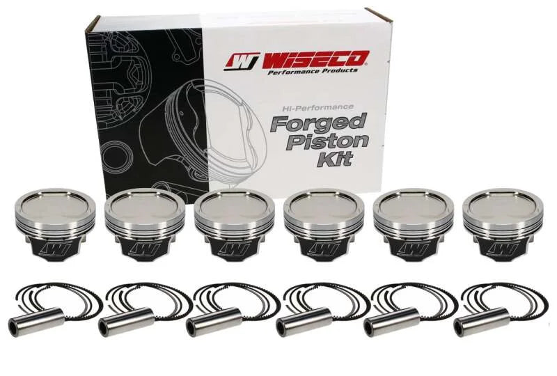 Wiseco Nissan VQ37 86.50 mm Bore 30.43 mm CH -15.50 CC Piston Set - Side View