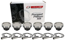 Load image into Gallery viewer, Wiseco Nissan VQ37 86.50 mm Bore 30.43 mm CH -15.50 CC Piston Set - Side View