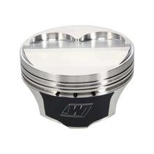 Load image into Gallery viewer, Wiseco Nissan VQ37VHR 96.00mm Bore 30.43mm CH +2.75cc Dome 0.8661in. Pin Dia. Piston Set of 6 - Back View