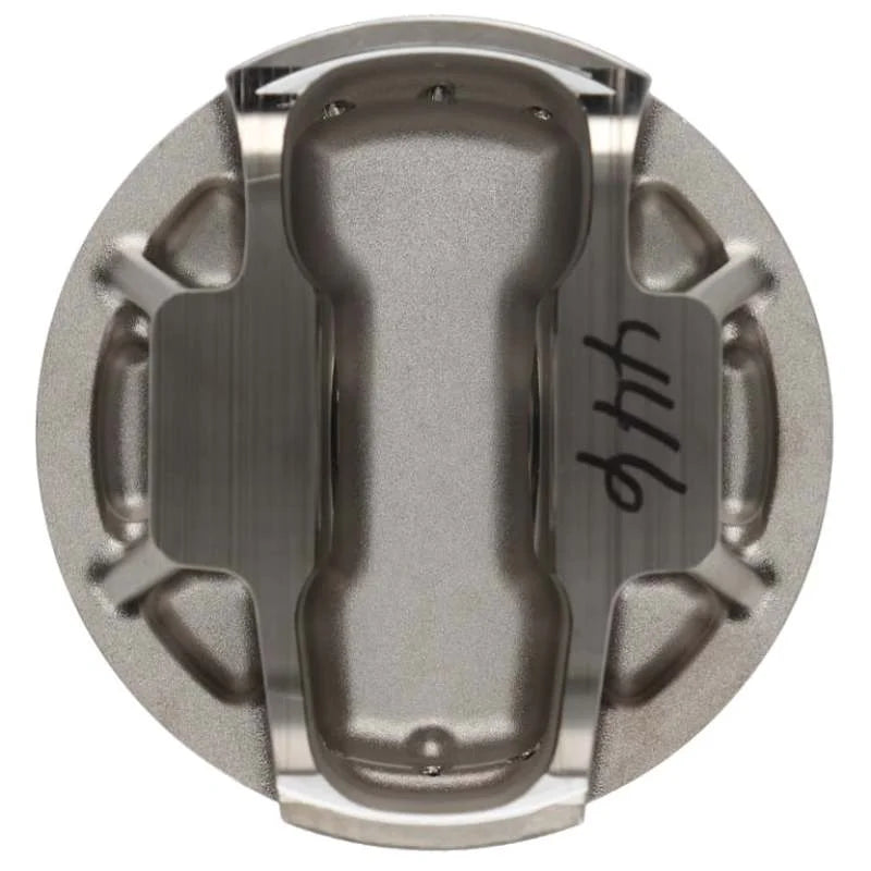 Wiseco Nissan VR38DETT 3.8L 95.5mm Std Bore 1.35inch CH -1.8 Dome Dish 9.5:1 - Single Piston - Side View
