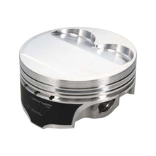 Load image into Gallery viewer, Wiseco Nissan VR38DETT 95.50 mm Bore 34.30 mm CH -1.20 CC Piston Set - Back View