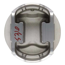 Load image into Gallery viewer, Wiseco Pro Tru Street Chevy Small Block 4.040in Bore 1.560in CH 8.00 CC Piston Set - Installation View