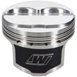Load image into Gallery viewer, Wiseco RED Series Chevy Small Block 350 4.030in Bore 1.550in CH 3.00 CC Piston Set - Side View