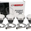 Load image into Gallery viewer, Wiseco Renault F7R 84.00 mm Bore 30.70 mm CH -17.00 CC Piston Set - Side View