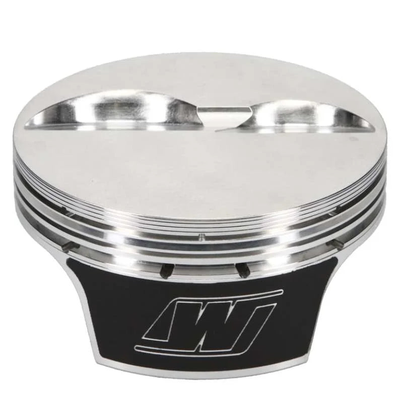 Wiseco SBC Strutted Flat Top 1.550inch CH Piston Shelf Stock - Installation View