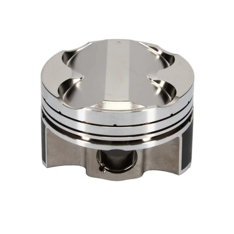Wiseco Toyota 2JZGTE 3.0L 86.25mm +.25mm Oversize Bore 33.98 Comp Ht Asymmetric Skirt Piston Set - Installation View