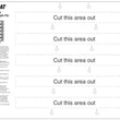 Load image into Gallery viewer, Woodys 2.52 PITCH SINGLE PLY ARCTIC CAT TEMPLATE FOR 14" X 121" TRACK 252A-TEMP-4