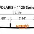 Load image into Gallery viewer, Woodys 4" X 60 TURNING 1 1/2" END PAD WITH HARD WELD AP4-1125