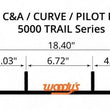 Load image into Gallery viewer, Woodys 4"X 60 DOOLY CARBIDE RUNNER C&amp;A SKIS DC4-5000