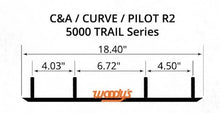 Load image into Gallery viewer, Woodys 4"X 60 TURNING 1 1/2" END PAD WITH HARD WELD-ACE CARBIDE AC4-5000