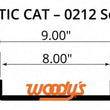 Load image into Gallery viewer, Woodys 4"X 60 TURNING 1 1/2" END PAD WITH HARD WELD EAT3-0212