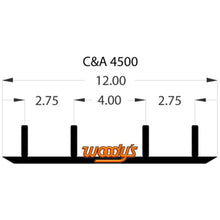 Load image into Gallery viewer, Woodys 6'' C&amp;A PRO SKI/MINI SKI SNOCROSS CARBIDE RUNNER SCC-4506
