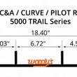 Load image into Gallery viewer, Woodys 6"X 60 DOOLY CARBIDE RUNNER C&amp;A SKIS DC6-5000
