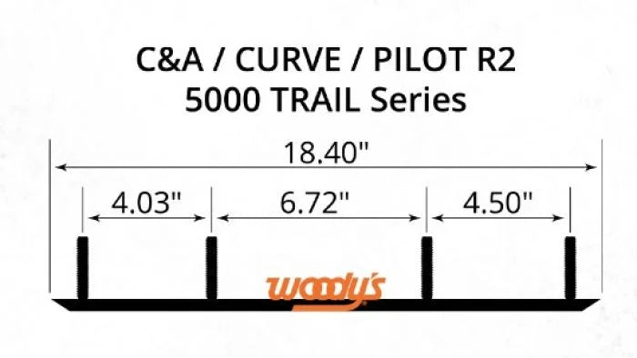 Woodys 6"X 60 DOOLY CARBIDE RUNNER C&A SKIS DC6-5000