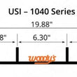 Load image into Gallery viewer, Woodys 6"X 60 TURNING 1 1/2" END PAD WITH HARD WELD FOR USI 4-BOLT TSI4-1040