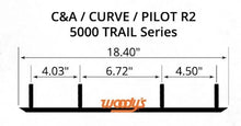Load image into Gallery viewer, Woodys 8"X 60 DOOLY CARBIDE RUNNER C&amp;A SKIS DC8-5000