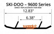 Load image into Gallery viewer, Woodys ACE 4'' X 60* TURNING 1 1/2" TRAIL RUNNER SKI DOO AS4-9600