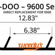Load image into Gallery viewer, Woodys ACE 6'' X 60* TURNING 1 1/2" TRAIL RUNNER SKI DOO AS6-9600