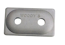 Load image into Gallery viewer, Woodys ANGLED DOUBLE DIGGER ALUMINUM SUPPORT PLATE 5/16" - 48 PCS ADA2-3775-B