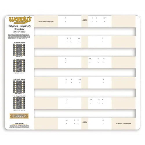 Woodys ARCTIC CAT TEMPLATE 3.0 PITCH TRACK 300S-TEMP