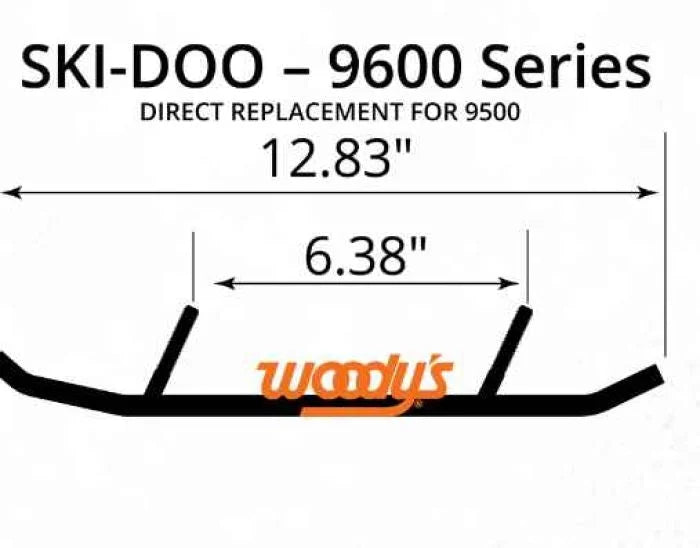 Woodys DOOLY RUNNER SKI DOO 4" DS4-9600
