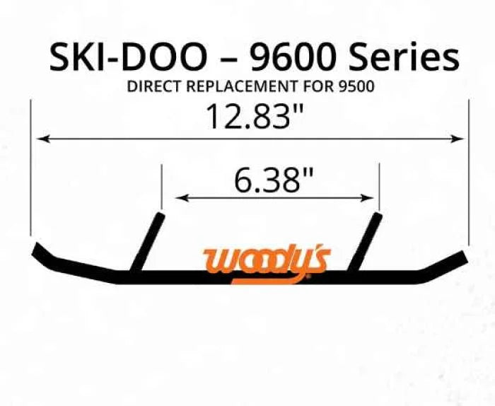 Woodys DOOLY RUNNER SKI DOO 8" DS8-9600