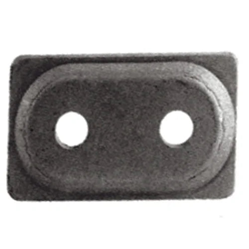 Woodys DOUBLE DIGGER ALUMINUM SUPPORT PLATE 5/16" BLACK 48 PCS ADD2-3810-B