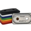 Load image into Gallery viewer, Woodys DOUBLE GRAND DIGGER SUPPORT PLATES POWDER COATED YELLOW (48) ADG-3800-48