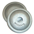 Load image into Gallery viewer, Woodys ROUND ALUMINUM PLATE 5/16" X 1-3/8" DIA PKG 144 AWA-3775-C
