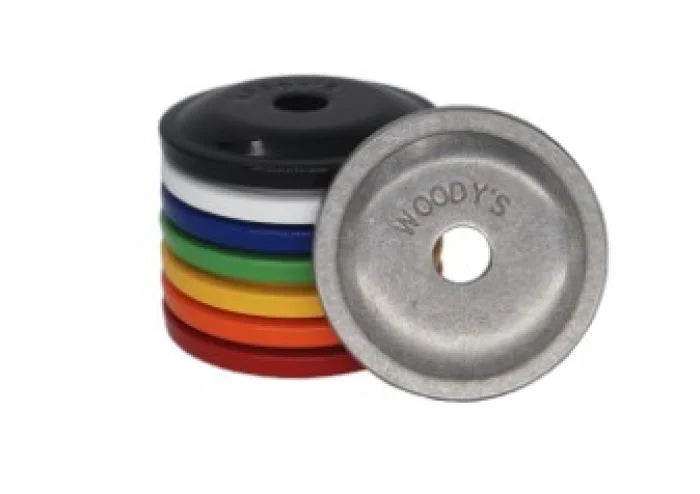 Woodys ROUND GRAND DIGGER SUPPORT PLATES POWDER COATED WHITE (48) ARG-3815-48