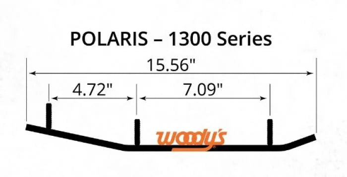 Woodys WOODYS DOOLY RUNNER 8"X60 DEGREE DP8-1300