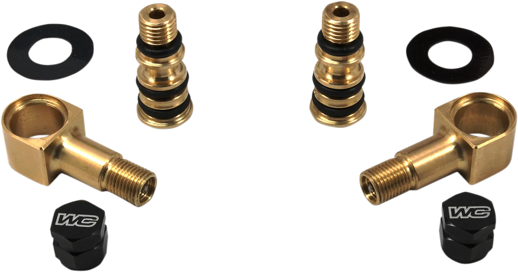 Works Connection Air Fork EZ Fill - Side View